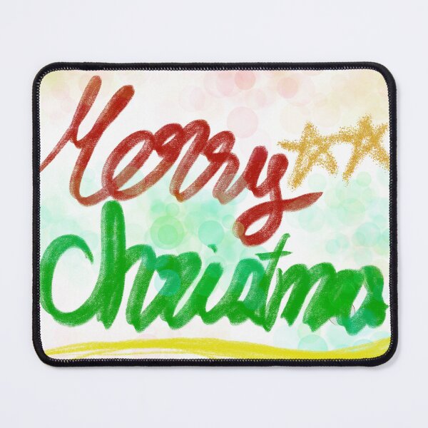 Item preview, Artistic Christmas Calligraphy with Gold Stars designed and sold by AjjimaJKM.