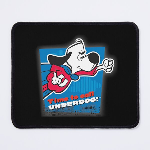 Item preview, Time To Call Underdog Flying Superhero Badge designed and sold by Moonpaw-Whimsy.