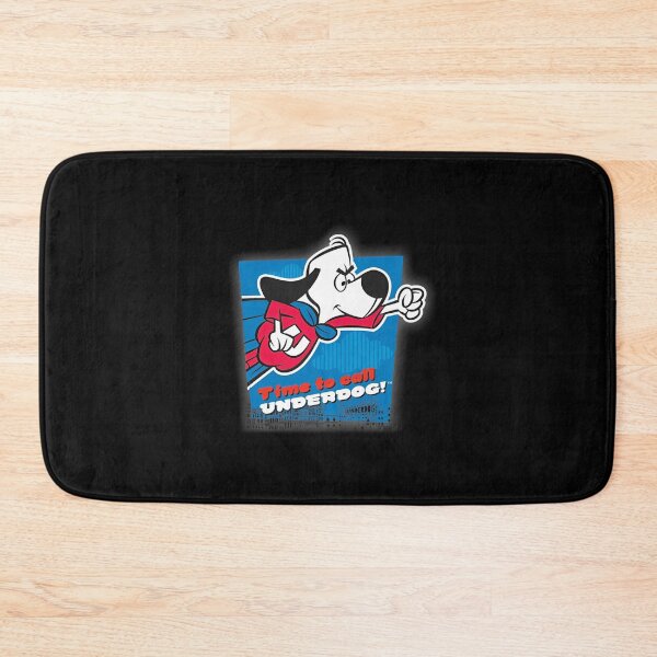 Item preview, Time To Call Underdog Flying Superhero Badge designed and sold by Moonpaw-Whimsy.