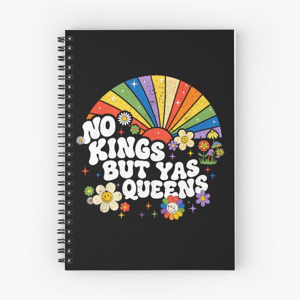 Item preview,  no kings but yas queens retro equality rainbow LGBTQ pride  designed and sold by mariazin.