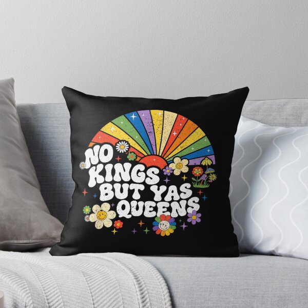 Item preview,  no kings but yas queens retro equality rainbow LGBTQ pride  designed and sold by mariazin.