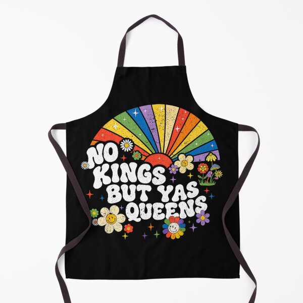 Item preview, no kings but yas queens retro equality rainbow LGBTQ pride designed and sold by mariazin.