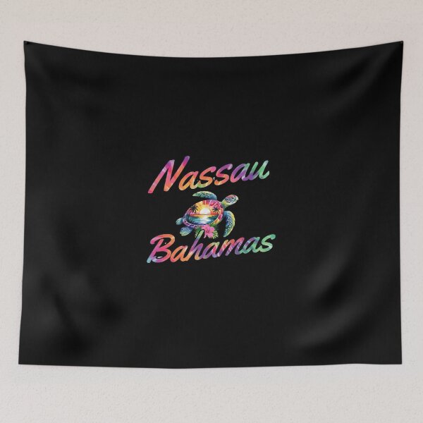 Item preview, Nassau Bahamas Sea Turtle Scuba Diving Surfer Souvenir Essential  designed and sold by cass-vale-lab.
