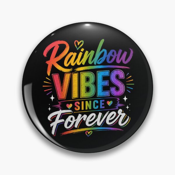 Item preview, Rainbow Vibes Since Forever | LGBTQ Pride Rainbow Design designed and sold by RJACreative.