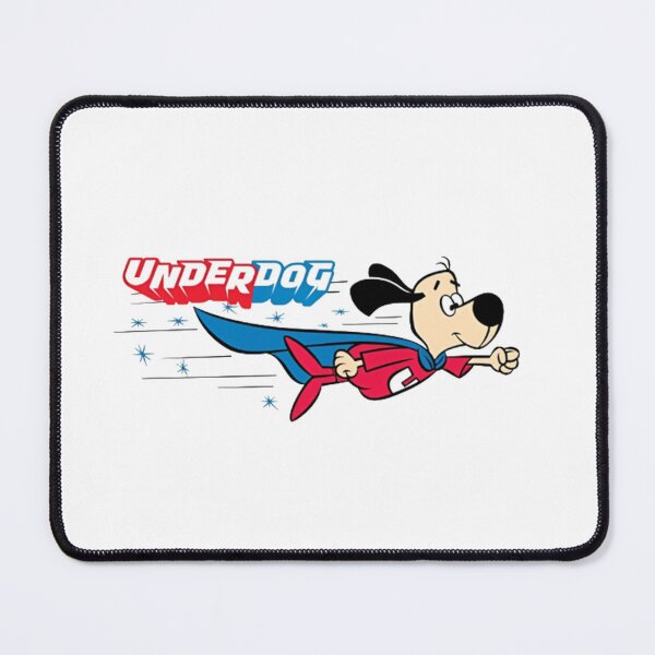 Item preview, Classic Retro Flying Underdog Superhero Graphic designed and sold by Moonpaw-Whimsy.