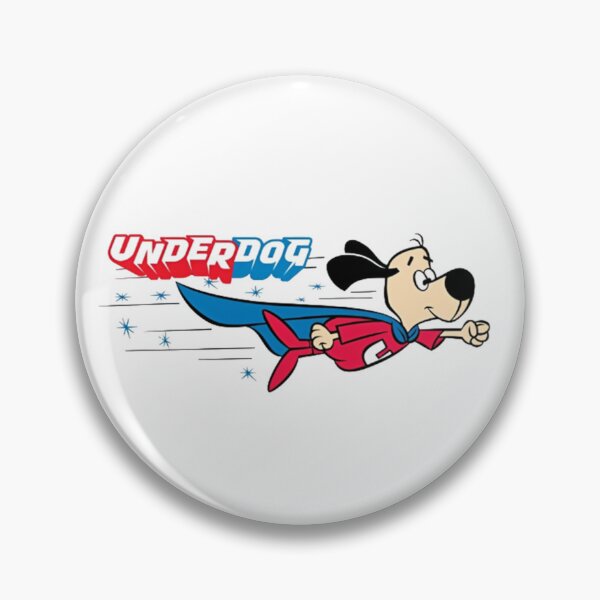 Item preview, Classic Retro Flying Underdog Superhero Graphic designed and sold by Moonpaw-Whimsy.