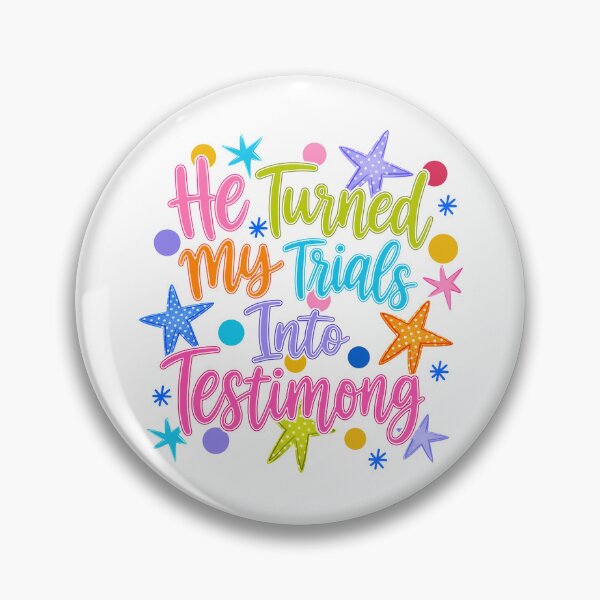 Item preview, He Turned My Trials Into Testimony designed and sold by Muslims_place.