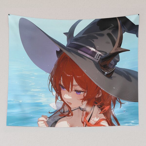 Item preview, Surtr Arknights Prelude to Dawn Ocean Witch Hat Summer designed and sold by PMartistStudio.