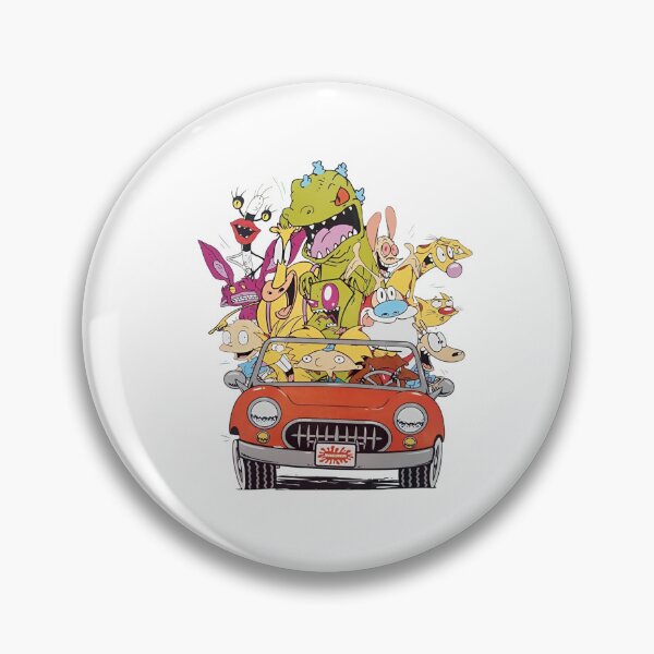Item preview, 90s Nickelodeon Cartoons Road Trip Car Art designed and sold by Moonpaw-Whimsy.