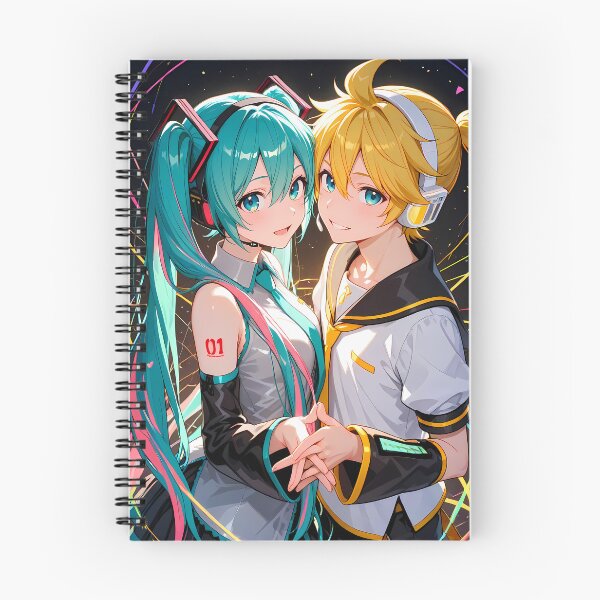 Artikelvorschau, Kagamine Len Vocaloid-Duett mit Hatsune Miku entworfen und verkauft von PMartistStudio.