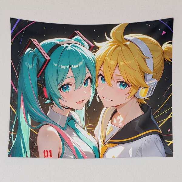 Item preview, Kagamine Len Vocaloid Duet With Hatsune Miku designed and sold by PMartistStudio.