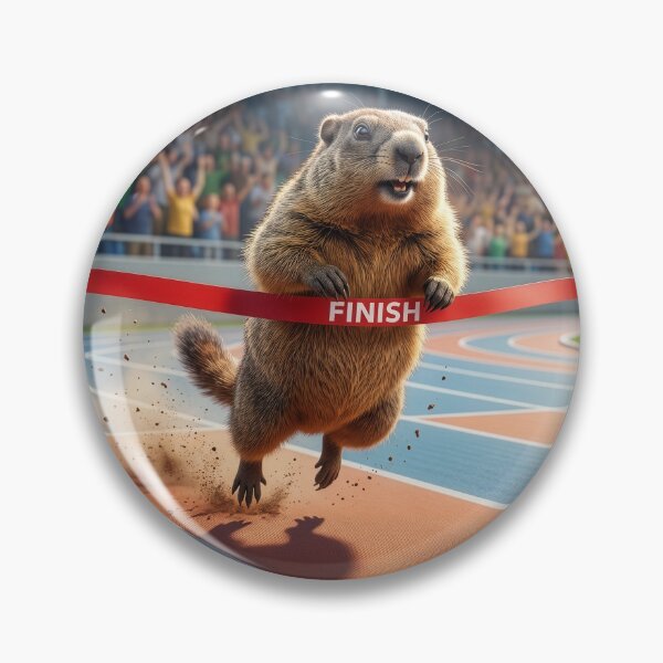 Item preview, Groundhog Is a Track and Field Hero designed and sold by Tridentulus.