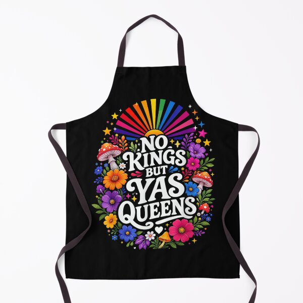 Item preview, no kings but yas queens retro equality rainbow LGBTQ pride designed and sold by mariazin.