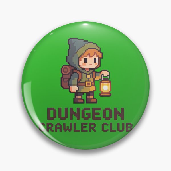 Item preview, Dungeon Crawler Club - Cute Pixel Art RPG Adventurer designed and sold by PotionPixelArt.