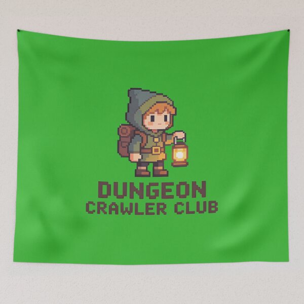 Item preview, Dungeon Crawler Club - Cute Pixel Art RPG Adventurer designed and sold by PotionPixelArt.