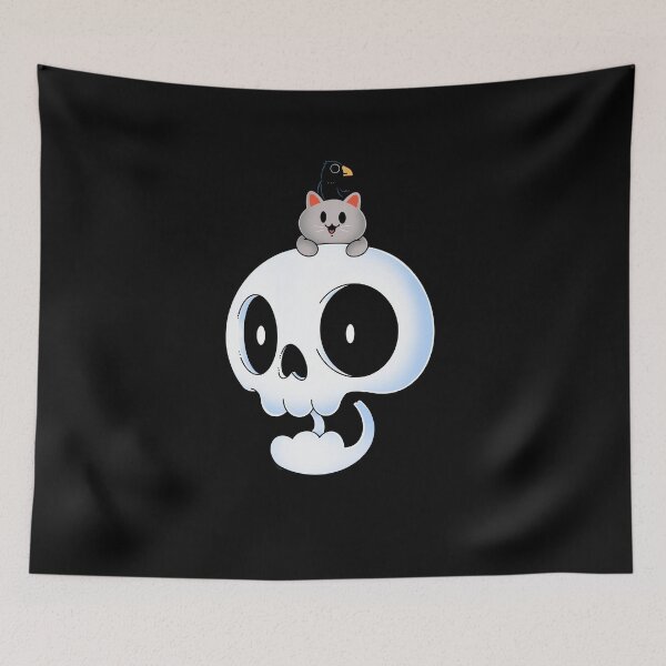 Item preview, Skull, Cat, And Crow designed and sold by Artthree.