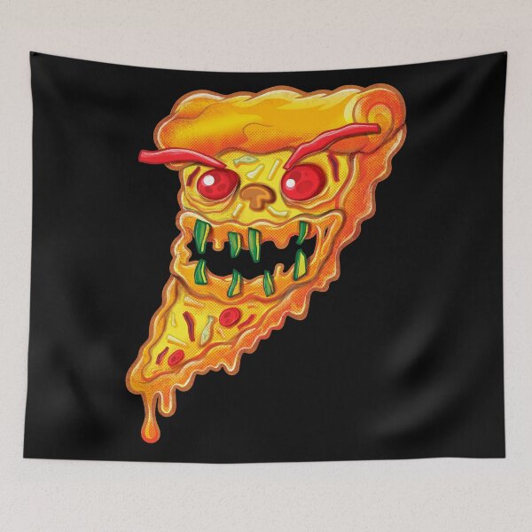 Item preview, Evil Pizza Slice Monster designed and sold by drawtoons.