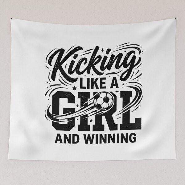 Item preview, Kicking Like A Girl designed and sold by BrunoLinuxArt.