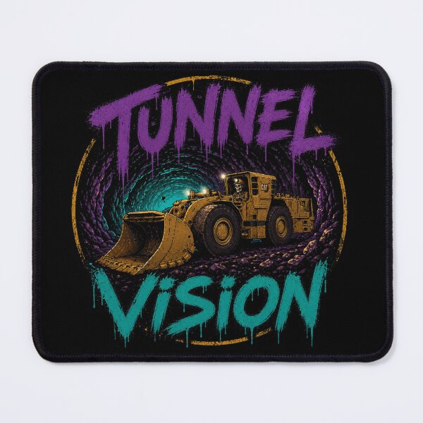 Item preview, Tunnel Vision Underground Loader Sticker designed and sold by StickyShaftDesigns.