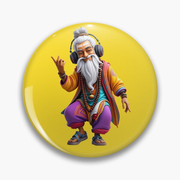 Item preview, Funky Yogi Baba designed and sold by krazzyremo.
