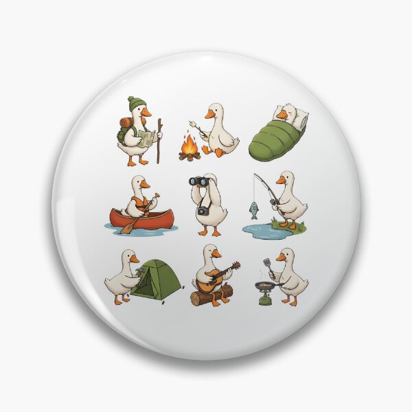 Item preview, Cute Goose Camping designed and sold by Johnny-Store.