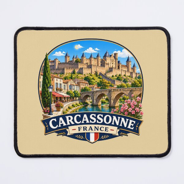 Item preview, Carcassonne, France - Medieval Citadel designed and sold by Myra365Art.