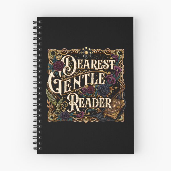 Item preview, Dearest Gentle Reader, Whistle Down Society designed and sold by vintagearttee.