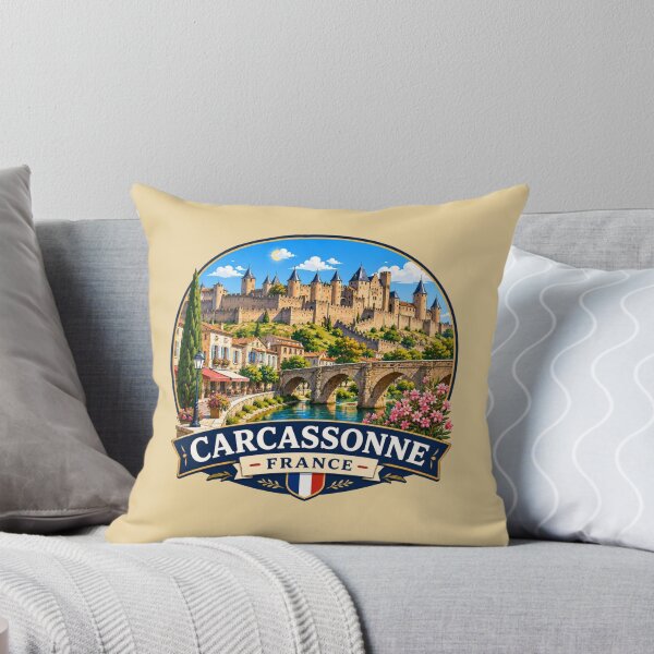 Item preview, Carcassonne, France - Medieval Citadel designed and sold by Myra365Art.