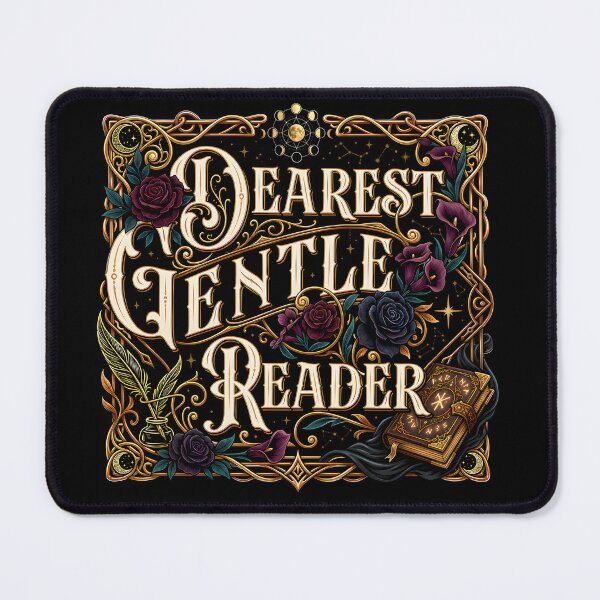 Item preview, Dearest Gentle Reader, Whistle Down Society designed and sold by vintagearttee.