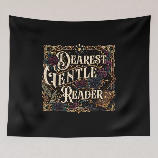 Item preview, Dearest Gentle Reader, Whistle Down Society designed and sold by vintagearttee.