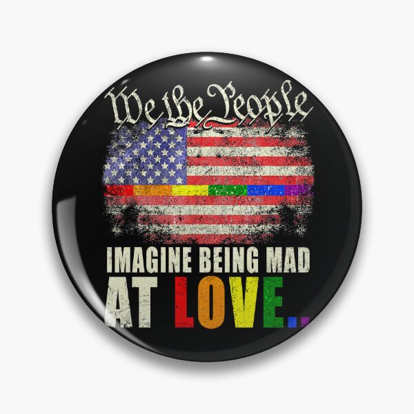 Item preview, Imagine Being Mad At Love Pride Rainbow Equality designed and sold by elongatedjazz.