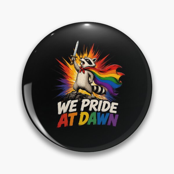 Item preview, We Pride At Dawn Funny Raccoon LGBT Support designed and sold by Randomera.