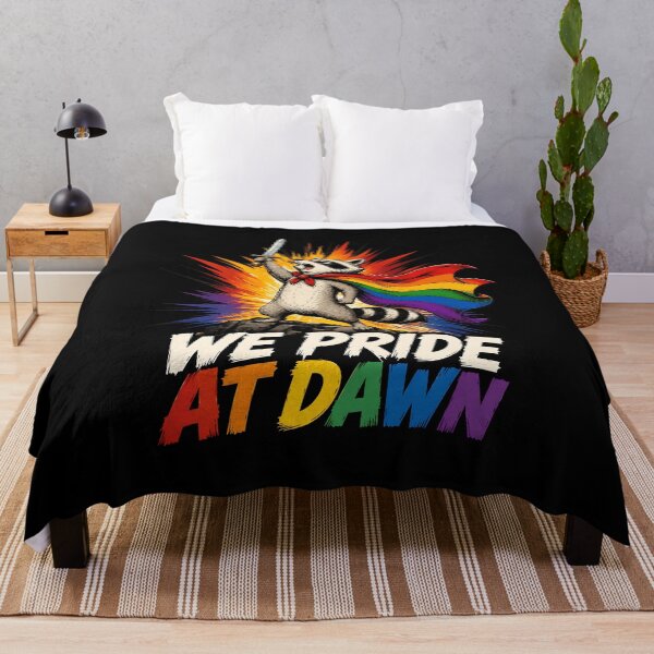 Item preview, We Pride At Dawn Funny Raccoon LGBT Support designed and sold by Randomera.