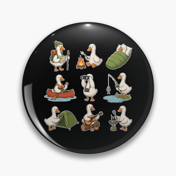 Item preview, Cute Goose Camping designed and sold by Johnny-Store.