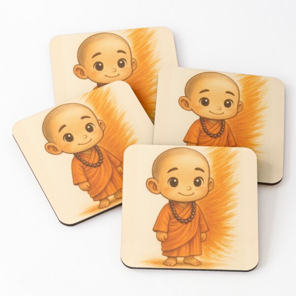 Item preview, Cute Little Monk art designed and sold by krazzyremo.