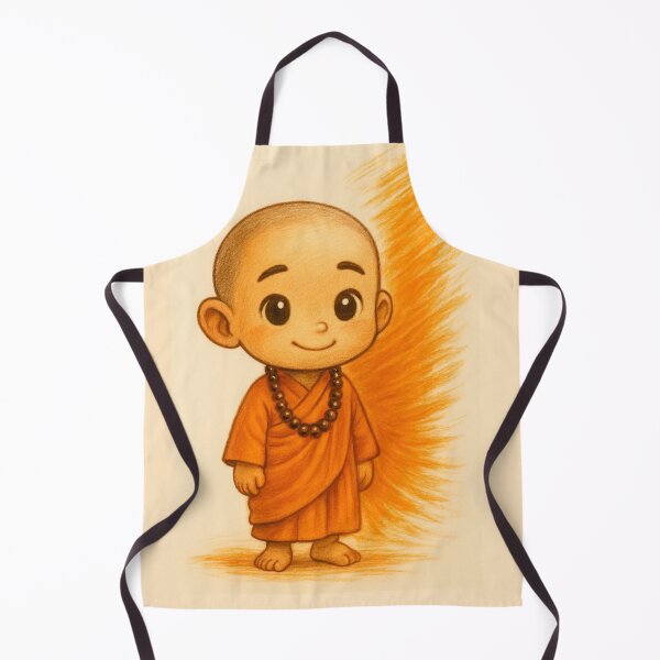 Item preview, Cute Little Monk art designed and sold by krazzyremo.