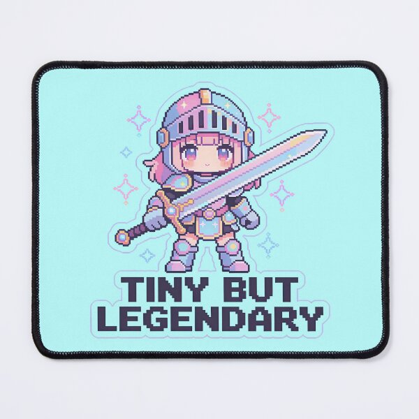 Item preview, Tiny But Legendary - Cute Pixel Art Knight Girl designed and sold by PotionPixelArt.