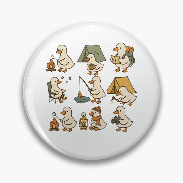 Item preview, Cute Goose Camping designed and sold by Johnny-Store.