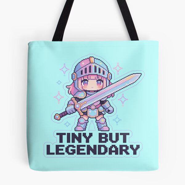 Item preview, Tiny But Legendary - Cute Pixel Art Knight Girl designed and sold by PotionPixelArt.