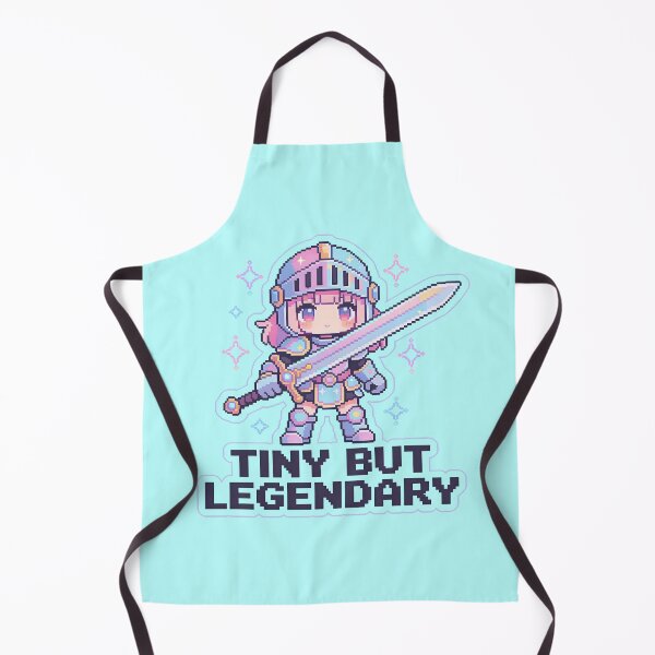 Item preview, Tiny But Legendary - Cute Pixel Art Knight Girl designed and sold by PotionPixelArt.