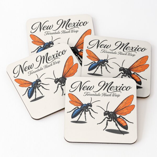 Item preview, New Mexico Tarantula Hawk Wasp Retro Poster designed and sold by The-Drip-Studio.