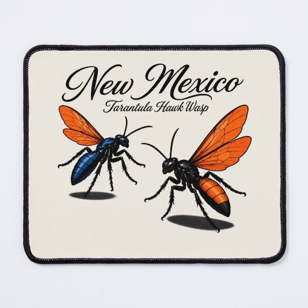 Item preview, New Mexico Tarantula Hawk Wasp Retro Poster designed and sold by The-Drip-Studio.