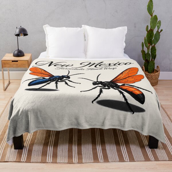 Item preview, New Mexico Tarantula Hawk Wasp Retro Poster designed and sold by The-Drip-Studio.