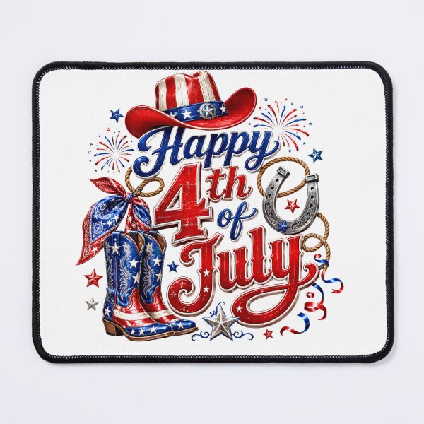Item preview, Cowboy themed 4th of July design designed and sold by manytshirts.