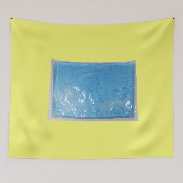 Item preview, Blue Gel Ice Pack Texture Aesthetic Fluid Bubble Pattern designed and sold by bvdesignart.