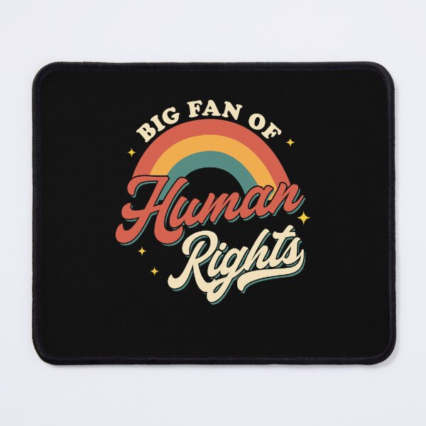 Item preview, Big Fan Of Human Rights Retro designed and sold by nosu-art-pod.