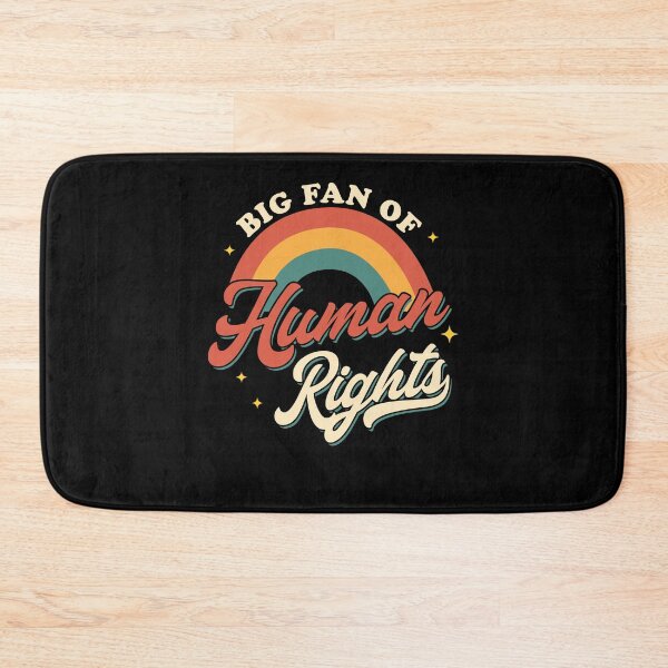 Item preview, Big Fan Of Human Rights Retro designed and sold by nosu-art-pod.