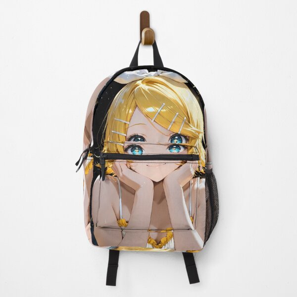 Item preview, Kagamine Rin Vocaloid Starlight Smile Golden Glow Closeup designed and sold by PMartistStudio.