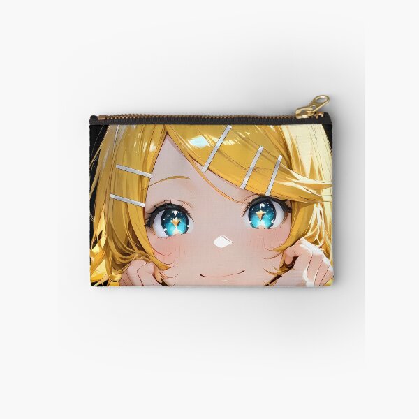 Item preview, Kagamine Rin Vocaloid Starlight Smile Golden Glow Closeup designed and sold by PMartistStudio.