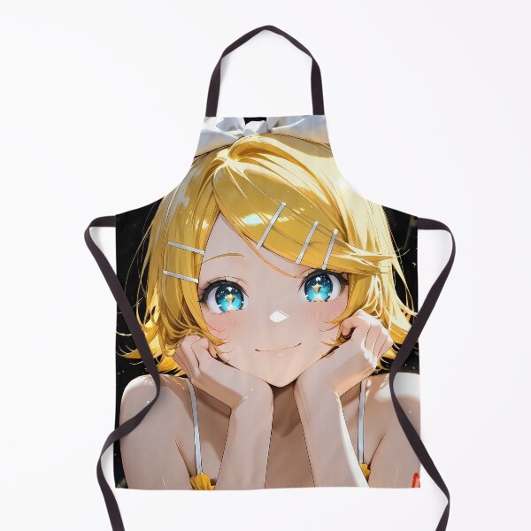 Item preview, Kagamine Rin Vocaloid Starlight Smile Golden Glow Closeup designed and sold by PMartistStudio.